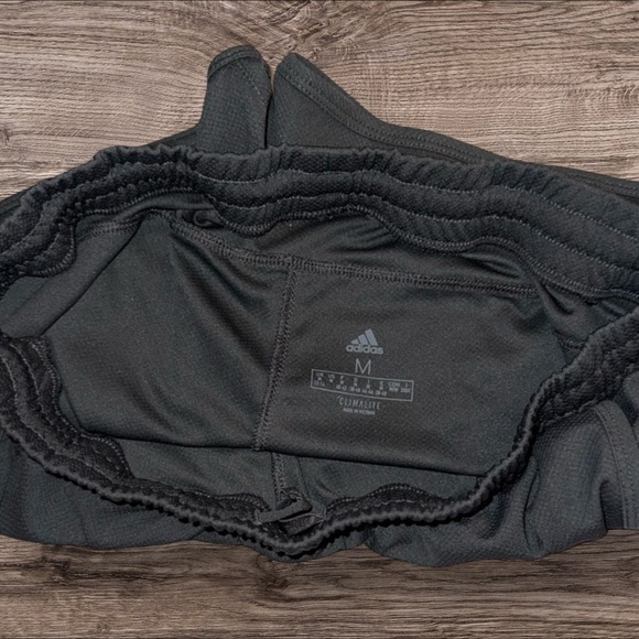 Adidas Women's Athletic Shorts Dark Gray with Pink Accents *See photo #3* - Picture 4 of 4